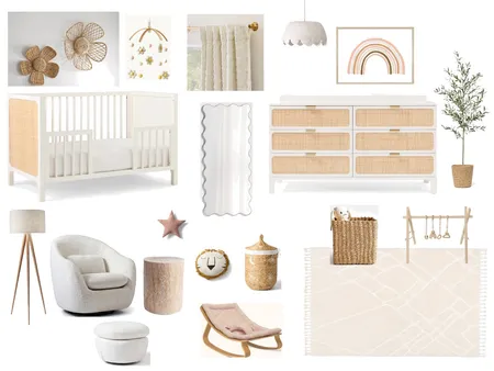 Baby girl nursery Interior Design Mood Board by Sayaka Iida on Style Sourcebook