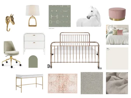 Teen horse bedroom Interior Design Mood Board by jessmarr77 on Style Sourcebook