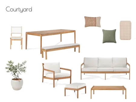 Courtyard - Design 1 Interior Design Mood Board by interiorschemes@gmail.com on Style Sourcebook