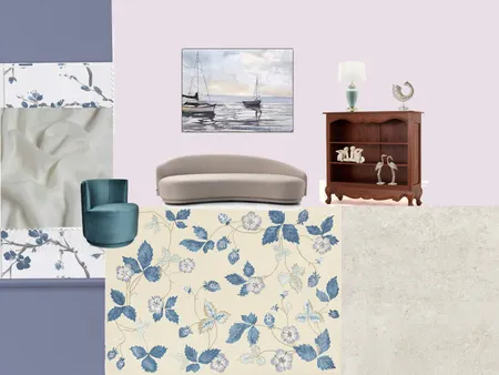 BLUE THEME LIVING Interior Design Mood Board by gul on Style Sourcebook