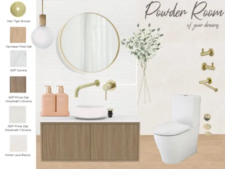 Powder Room Interior Design Mood Board by casey.butterworth@gmail.com on Style Sourcebook