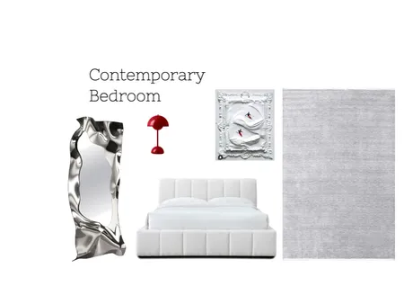 contemporary bedroom Interior Design Mood Board by ioanna lakouri on Style Sourcebook