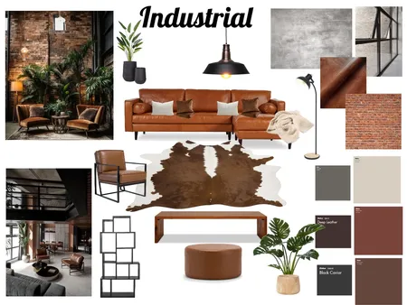 Industrial mood broad Interior Design Mood Board by MurielHayward on Style Sourcebook