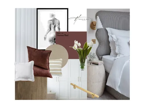Ruby Bedroom Interior Design Mood Board by House of Hali Designs on Style Sourcebook