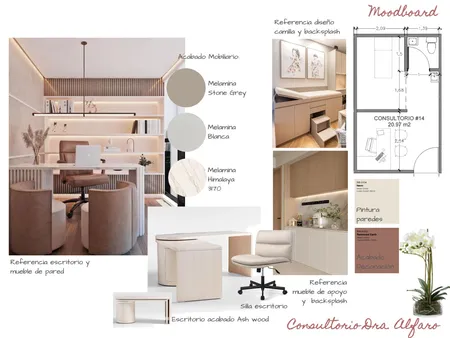 Consultorio Dra.Alfaro. 5 Interior Design Mood Board by Noelia Sanchez on Style Sourcebook