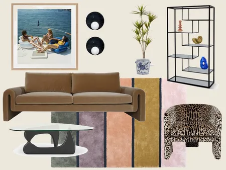 funky palm springs living room Interior Design Mood Board by design by jules on Style Sourcebook