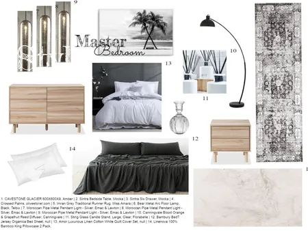 Master BR Interior Design Mood Board by desiredesigns on Style Sourcebook