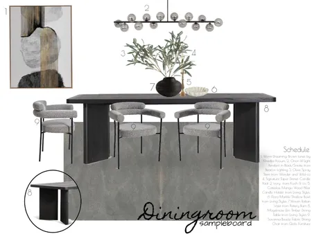 Taylor Dining Interior Design Mood Board by Myamya on Style Sourcebook