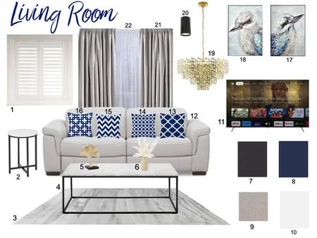 Living Room Interior Design Mood Board by Izzy_Zara on Style Sourcebook