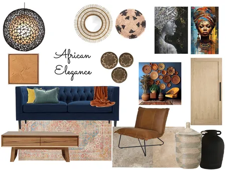 African Elegance 2 Interior Design Mood Board by Bronwyn's Designs on Style Sourcebook