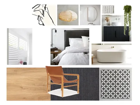 SAMPLE BOARD 2 - MAIN BATHROOM & SPARE ROOM Interior Design Mood Board by Beks0000 on Style Sourcebook