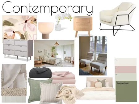 contemporary bedroom 2 Interior Design Mood Board by Pink_trm@hotmail.com on Style Sourcebook