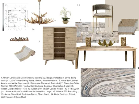 DININGROOM Interior Design Mood Board by ursulasinden8@gmail.com on Style Sourcebook