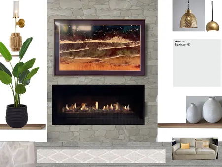 fireplace lounge Interior Design Mood Board by lilabelle on Style Sourcebook