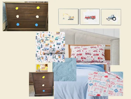 Teddy's big boy bedroom Interior Design Mood Board by Active Design on Style Sourcebook