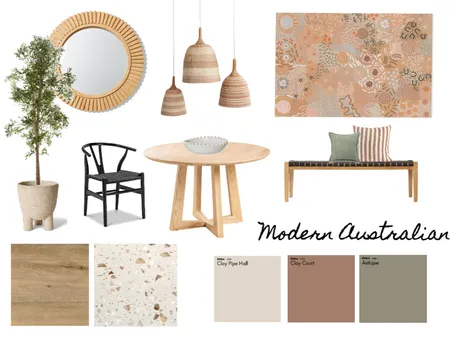 Modern Australian - Dining Room Interior Design Mood Board by MD Interiors on Style Sourcebook