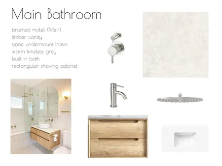 Main Bathroom Interior Design Mood Board by laurenw17 on Style Sourcebook