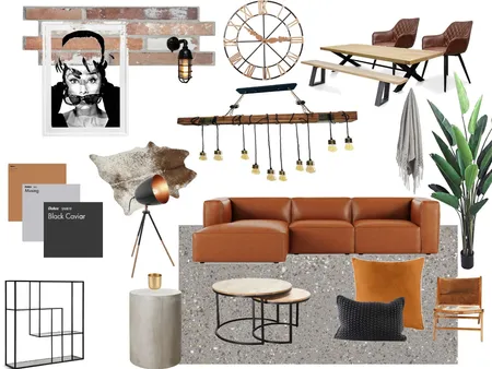 Industrial mood board Interior Design Mood Board by CMAGAZZU on Style Sourcebook