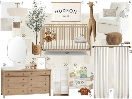 Nursery Sample Board 2 Interior Design Mood Board by kaileeek on Style Sourcebook