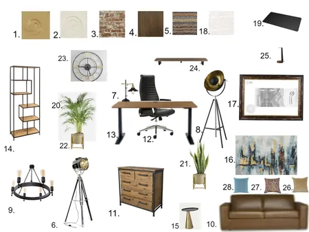 OFFICE Interior Design Mood Board by lisabet on Style Sourcebook