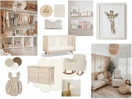 Baby Girl Nursery - Mood Board (inspiration) Interior Design Mood Board by AlexaWhitehurst on Style Sourcebook