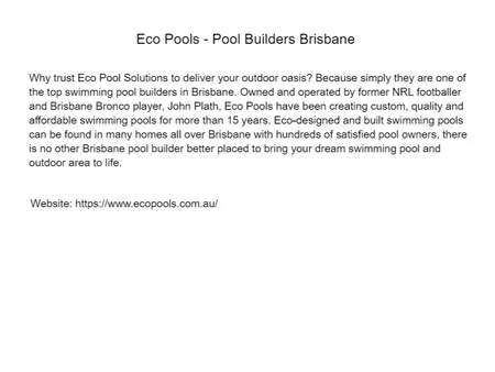 Eco pools Interior Design Mood Board by Eco Pools on Style Sourcebook