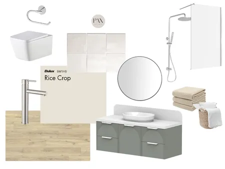 Roana Bathroom Interior Design Mood Board by PAX Interior Design on Style Sourcebook