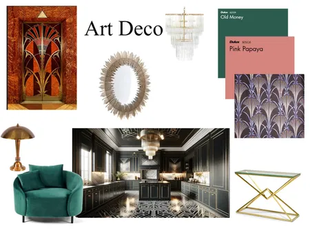 Art Deco Style Mood Board Interior Design Mood Board by PetaMichael on Style Sourcebook