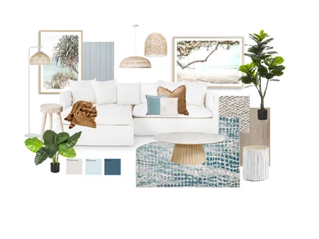 Living Room- Coastal Mood Board Interior Design Mood Board by TARASINTERIOR on Style Sourcebook