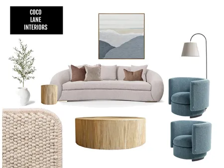 Lake Coogee - Modern Coastal Lounge Interior Design Mood Board by CocoLane Interiors on Style Sourcebook