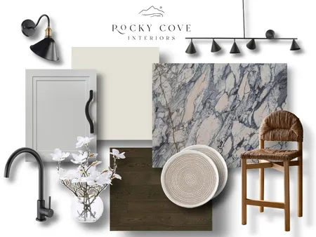 Luxe and glam kitchen Interior Design Mood Board by Rockycove Interiors on Style Sourcebook