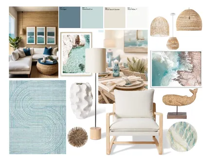 Coastal design style mood board Interior Design Mood Board by TARASINTERIOR on Style Sourcebook