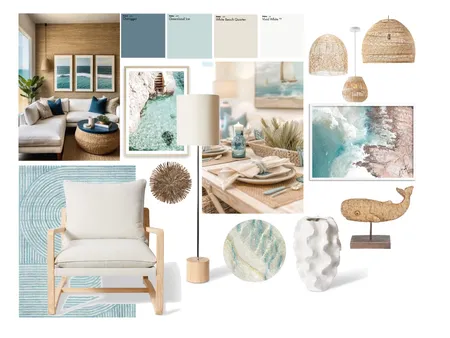 Coastal design style mood board Interior Design Mood Board by TARASINTERIOR on Style Sourcebook