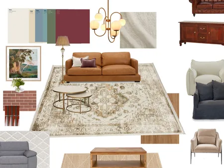 Lounge room Interior Design Mood Board by bec@mckerrow.com.au on Style Sourcebook