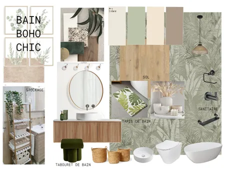 boho chic bath Interior Design Mood Board by Sameen214 on Style Sourcebook