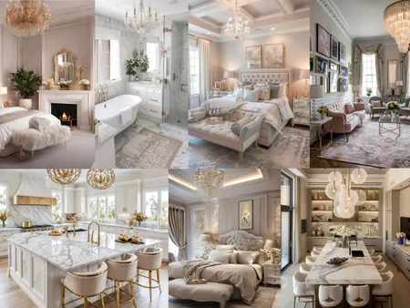 glam interior inspo board Interior Design Mood Board by brianna sardinha on Style Sourcebook