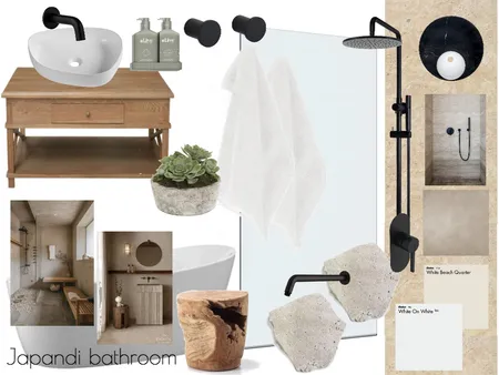 Japandi bathroom. Interior Design Mood Board by Hannah.Crockett on Style Sourcebook