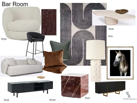 Tony and Silvana Bar Room Interior Design Mood Board by Interim Interiors on Style Sourcebook