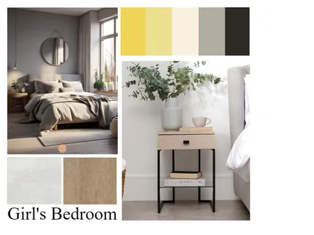 girls bedroom Interior Design Mood Board by kmtabangcura on Style Sourcebook