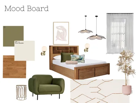 Sister's Modern Organic Bedroom Mood Board Interior Design Mood Board by ariapilgrim on Style Sourcebook