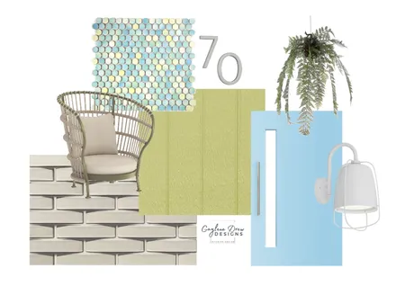 Retro exterior facade Interior Design Mood Board by Gaylene Drew Designs on Style Sourcebook