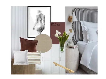 Ruby Bedroom Interior Design Mood Board by House of Hali Designs on Style Sourcebook