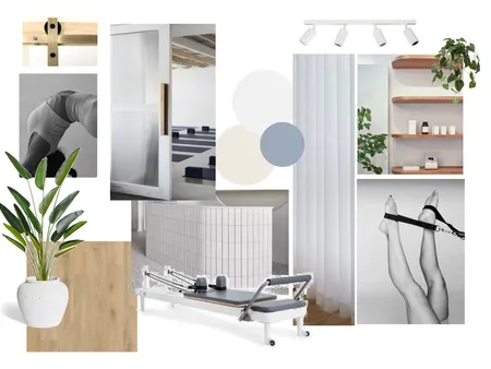 Studio Pilates Interior Design Mood Board by House of Hali Designs on Style Sourcebook