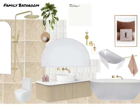 family bathroom Interior Design Mood Board by hangilbert on Style Sourcebook