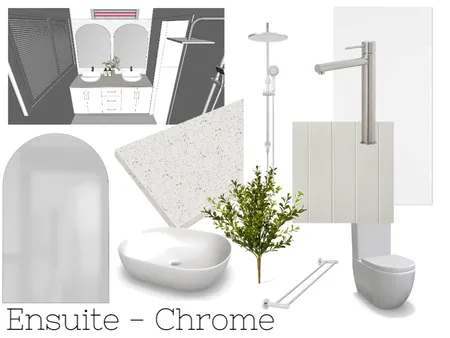 Ensuite revamp - chrome with design Interior Design Mood Board by rcs13@outlook.com on Style Sourcebook