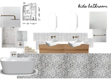 Kids Bathroom Interior Design Mood Board by lorey on Style Sourcebook