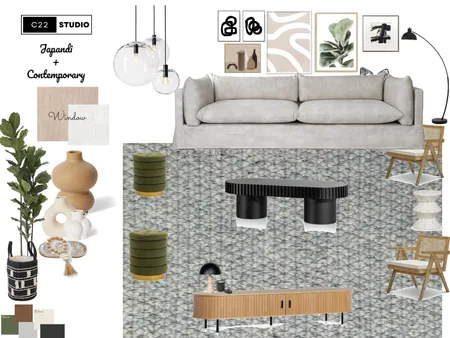 Japandi +Contemporary Interior Design Mood Board by C22 Studio on Style Sourcebook