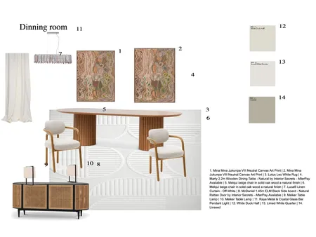 Dining room Interior Design Mood Board by Mukundi on Style Sourcebook