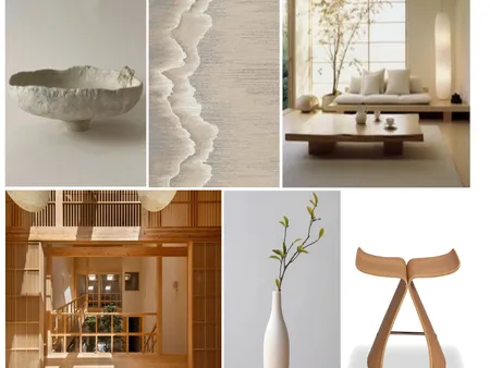 SOFT JAPANESE DESIGN STYLE BOARD Interior Design Mood Board by Anneke Nomura on Style Sourcebook