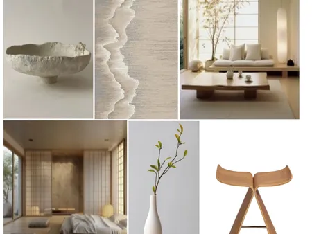 SOFT JAPANESE DESIGN STYLE BOARD Interior Design Mood Board by Anneke Nomura on Style Sourcebook